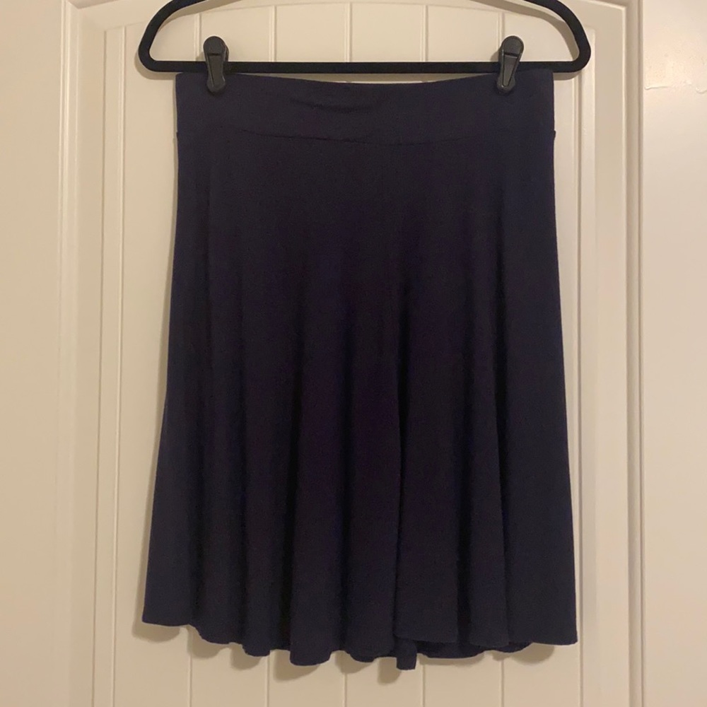 Loft Women’s Skirt Navy Blue  -perfect condition